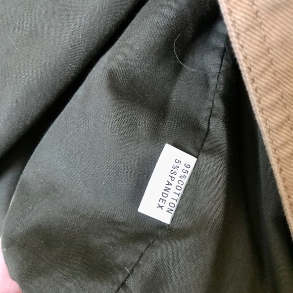 Kasild Military-Inspired Lined Khaki Denim Jacket, Size M - Picture 12 of 16